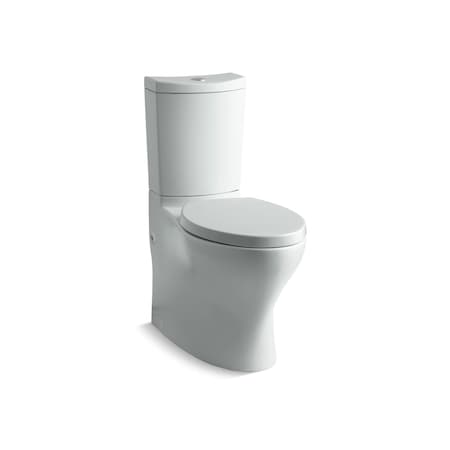 KOHLER Toilet, Gravity Flush, Floor Mounted Mount, Elongated, Grey 6355-95